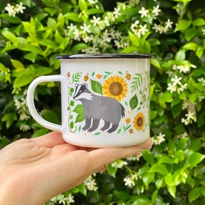 The Summer Badger Camp Mug - Literary Mug