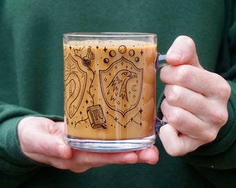 The Wizarding House Glass Mug