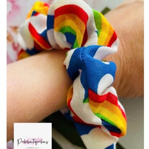 Rainbow Scrunchie