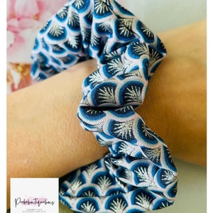 Deco Sprig Navy Liberty Of London  Scrunchie