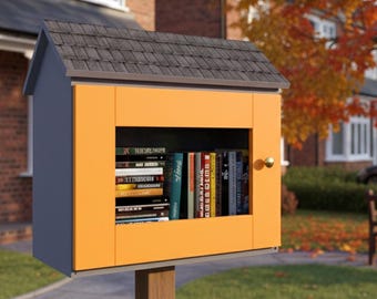 DIY Little Free Library Plans: Community Blessing Box (Digital Download)