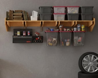DIY Garagen-Regal-Pläne: Aufbewahrungssystem (Digitaler Download)