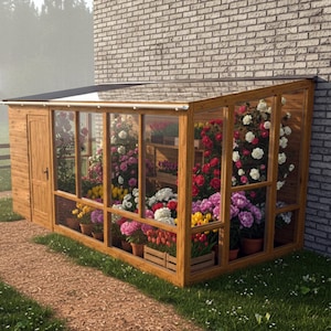 DIY Greenhouse & Garden Shed Plans: Solar Design (Digital Download Only)