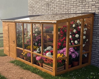 DIY Greenhouse & Garden Shed Plans: Solar Design (Digital Download Only)