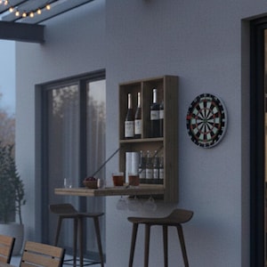 Plan voor wandbar zelf: pdf 'Drinky Shelf' (digitale download)