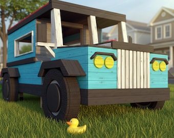Kids Auto Playset DIY-Pläne - Digitaler Download PDF