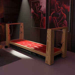 Secret BDSM BENCH – Hidden Adult Furniture - Digital Download Only