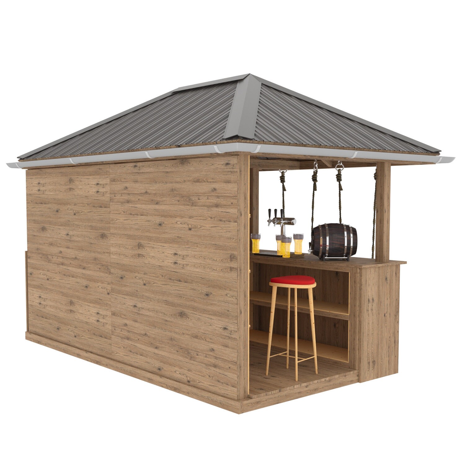 DIY Outdoor Openair Bar Backyard Party Pavilion Beach Bar Etsy