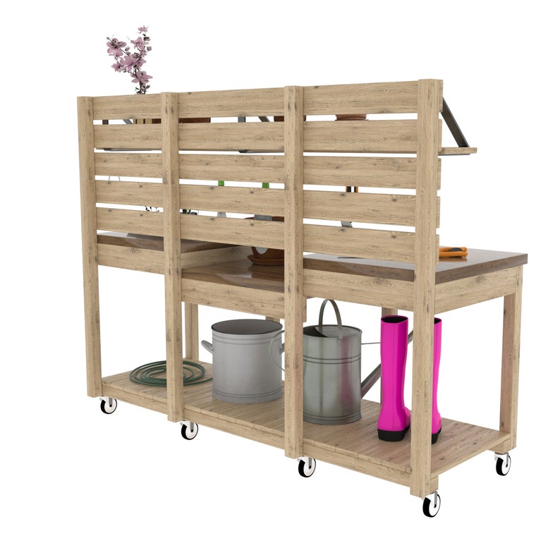 Potting Bench Build Plan Gardeners Table Potting Table Etsy