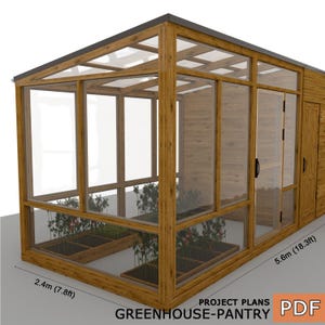 Framed Greenhouse DIY Plans: Garden House Build (Digital Download)