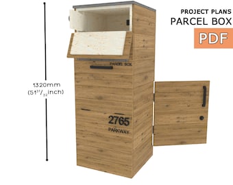 DIY Parcel Box with Mail BOX - Upgrade Your Package Delivery System - Get Our Step-by-Step Plans Now