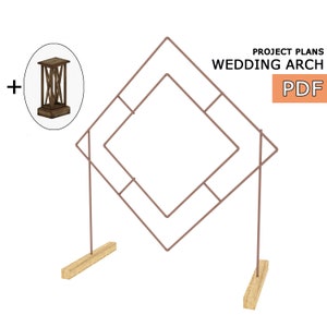 DIY A-Frame Wedding Arbor Building Plans (Digital Download)