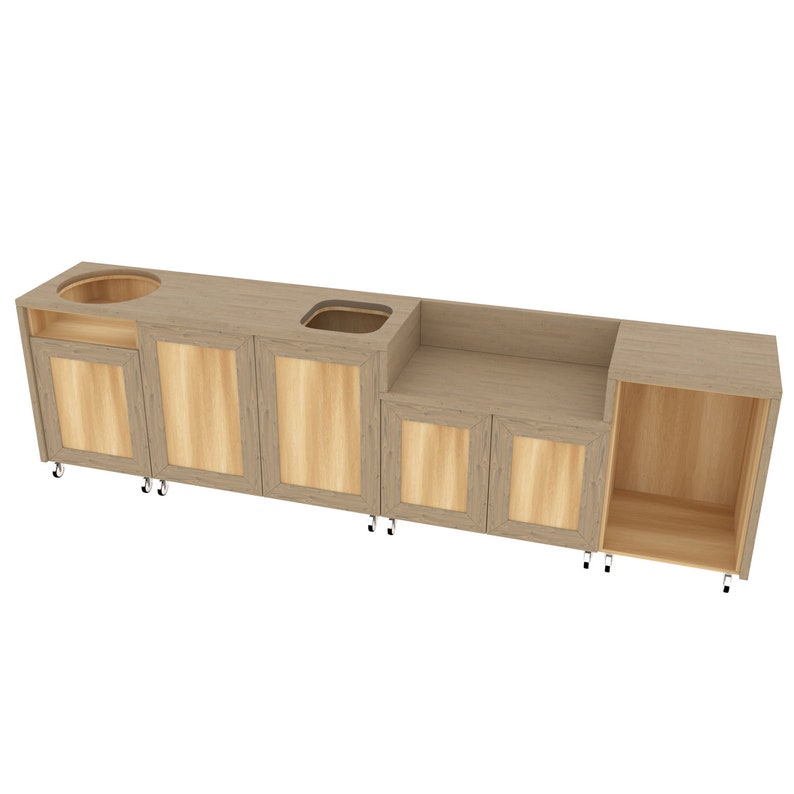 DIY Outdoor Grill Kitchen 12ft, Grill Grill Table, Grill