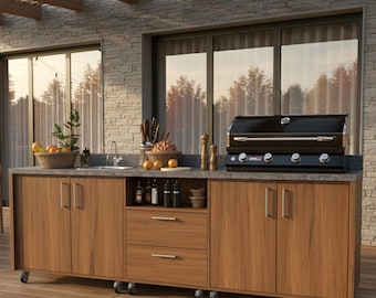 DIY Grillschrank, Grilltisch, Outdoor-Küche - Nur zum digitalen Download