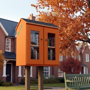 DIY Little Free Library Plans : échange de livres en plein air (téléchargement numérique)