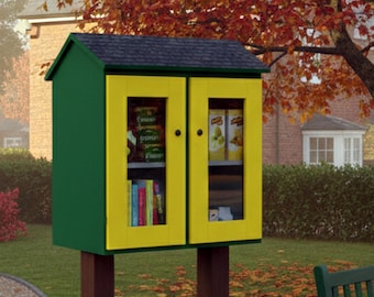 DIY 小さな無料パントリープラン：屋外コミュニティ共有ボックス（デジタルダウンロード）