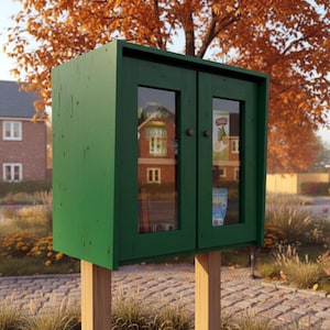 DIY Street Library Plans: Community Blessing Box (PDF Download)