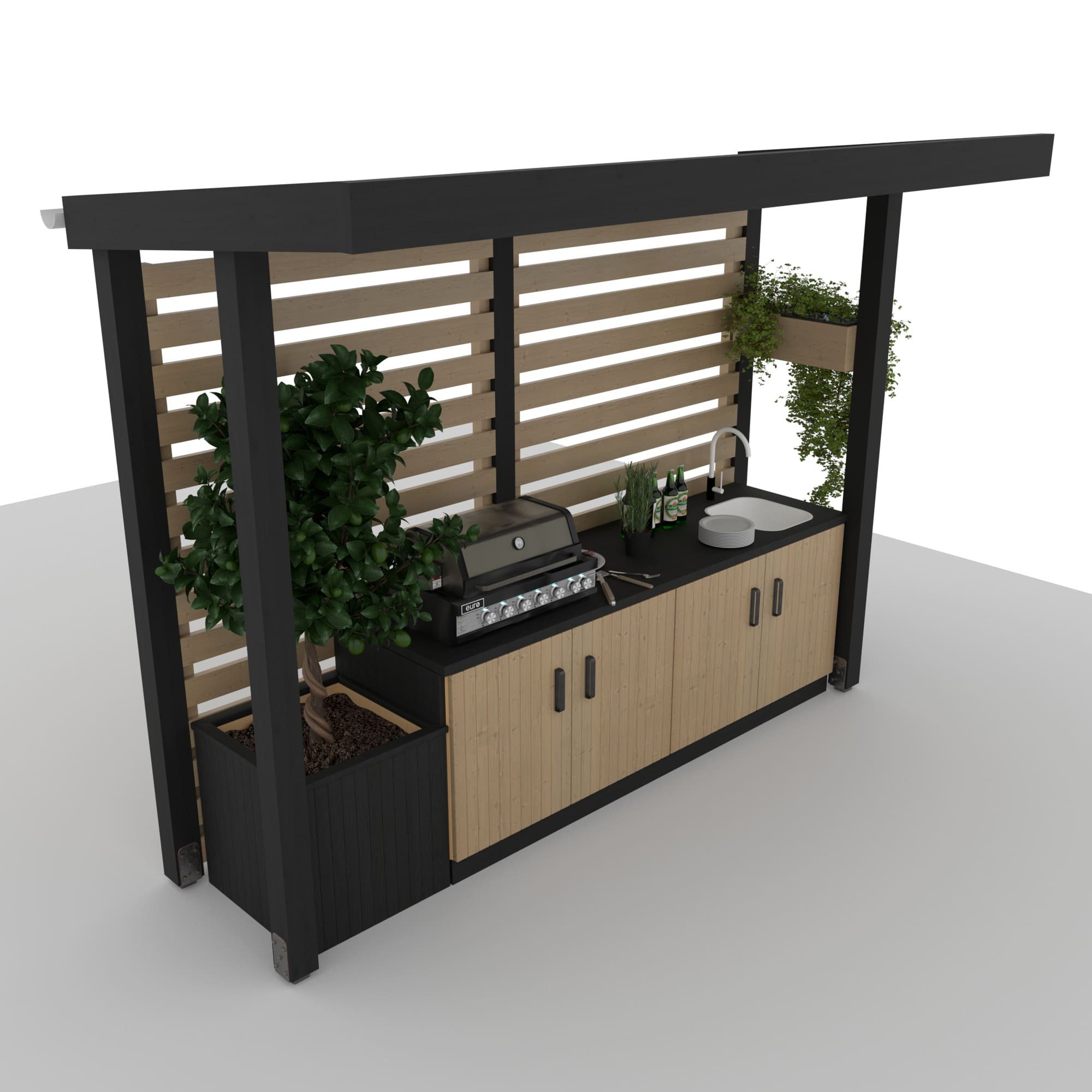 DIY Wooden Outdoor Kitchen Plans Digital Download Only - Etsy