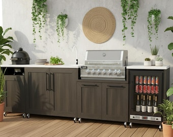 DIY Outdoor Grill Kitchen Plan - 12ft Grill Master Center (Digital Download)