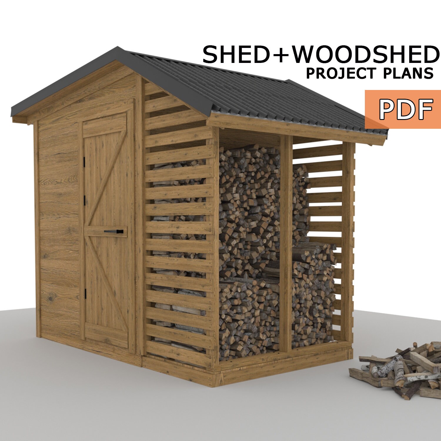 Shed and Woodshed Complex DIY - Digital Download Only - Etsy