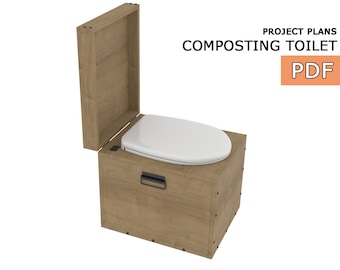 Compost toilet diy plan - Digital Download Only
