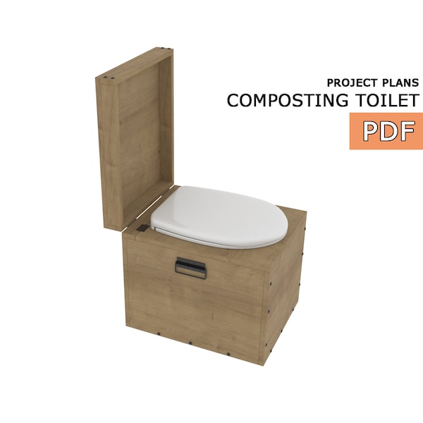 Plan de bricolage pour toilettes à compost - téléchargement numérique uniquement