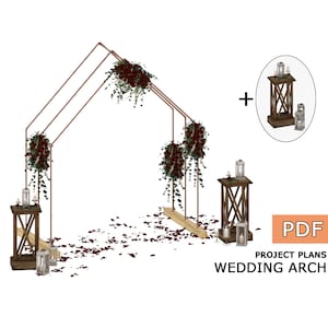 DIY A-Frame Wedding Arbor Building Plans (Digital Download)