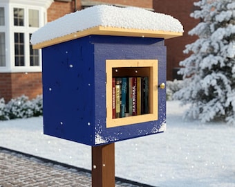 DIY Little Free Library Plans: Outdoor Book Exchange (Digital Download)