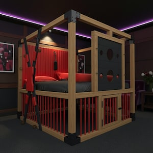 BDSM Bett - Nur Digitaler Download