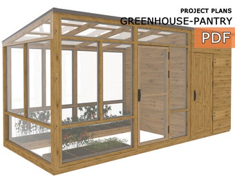 Greenhouse Plans, greenhouse build, Framed greenhouse plans, Garden house, Greenhouse diy plan - Digital Download Only