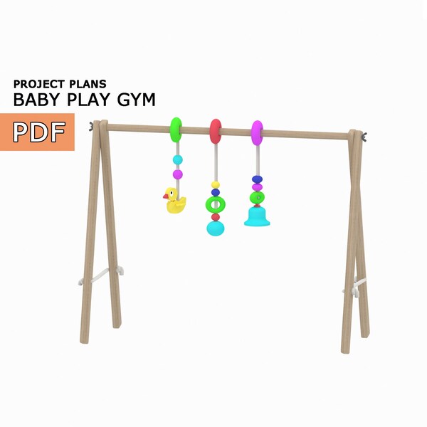 Wooden Baby Gym Etsy