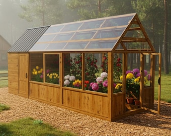 DIY Greenhouse Shed Plans: Outdoor Pantry, Garden House (Digital Download Only)