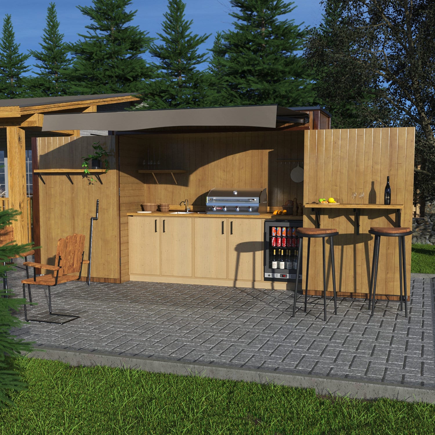 DIY Grill Shed Station With Closing Doors - Digital Download Only - Etsy UK