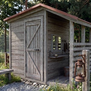 Outhouse, Composting toilet, Off grid living, Outdoor plans, Diy restroom - Digital Download Only