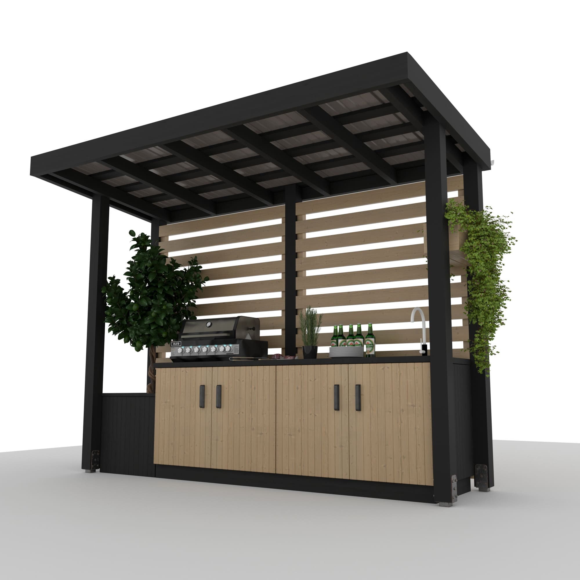 DIY Wooden Outdoor Kitchen Plans Digital Download Only - Etsy