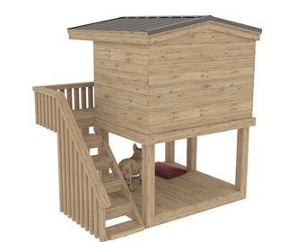 DIY木製犬小屋の作り方：ステップバイステップガイド（デジタル