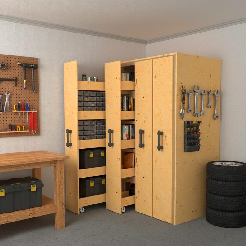 Garage Shelving Unit Plans: DIY Storage System (Digital Download) image 1