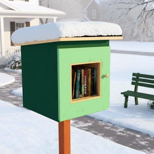 DIY Litet gratis biblioteksplan: Grannskapslånlåda (digital nedladdning)