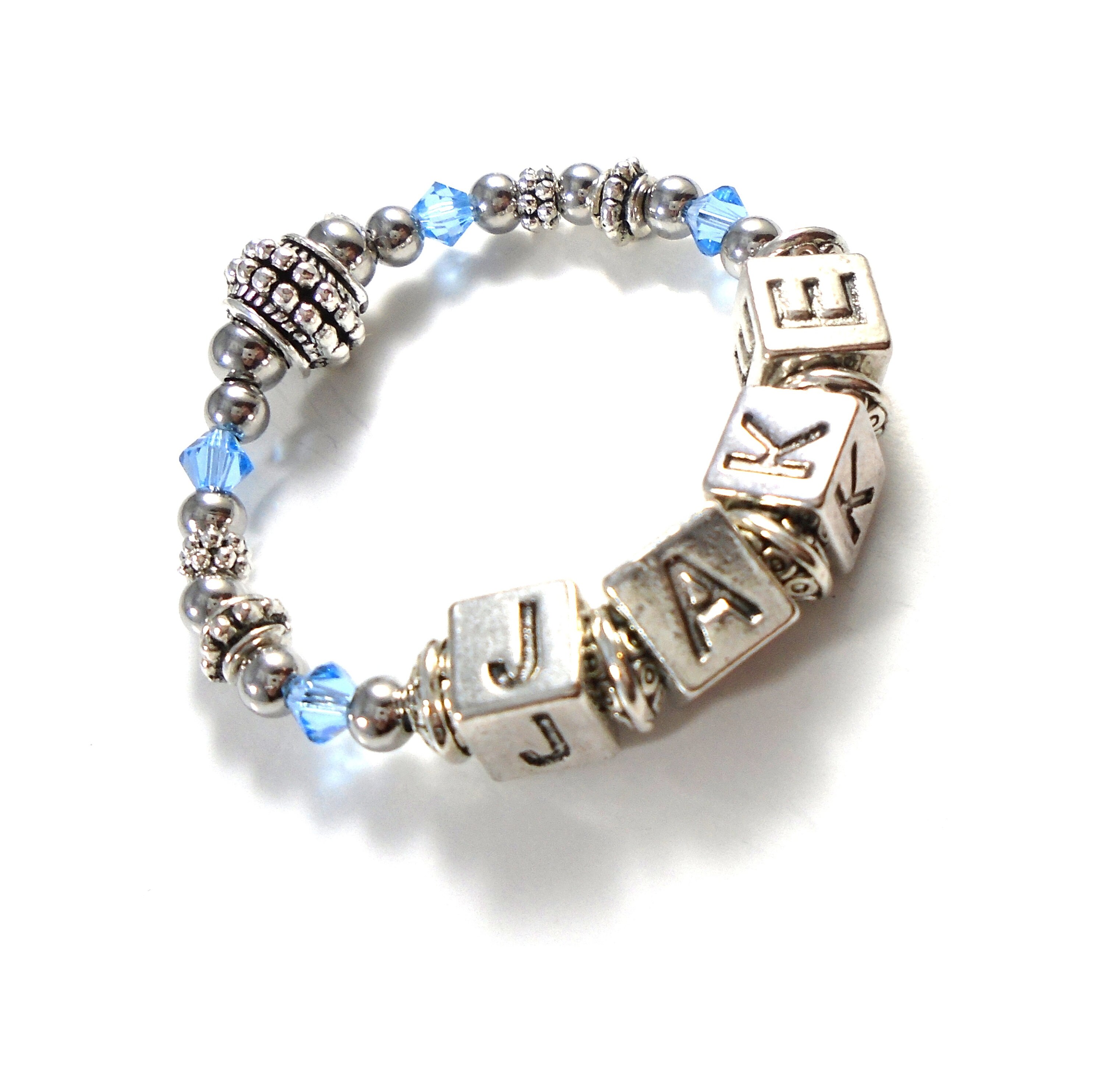 Handmade Personalized Name Bracelet for Your Baby Boy Made Etsy UK