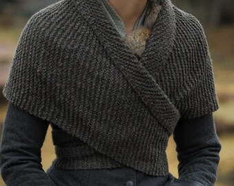 Outlander Schal inspiriert von Claire Sassenach*Outlander* handgefertigt  lässiger Strick aus superweicher Wolle