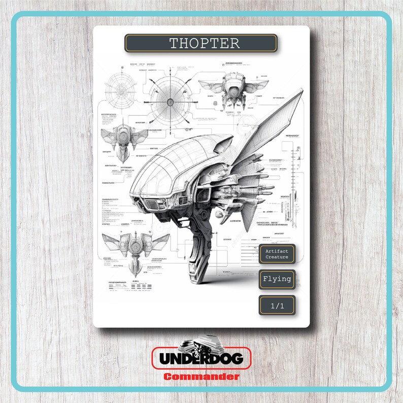 3x Custom Thopter Token for MTG - Etsy