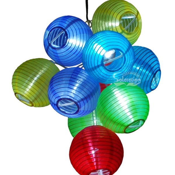 Outdoor Solar Japanese Lanterns Etsy