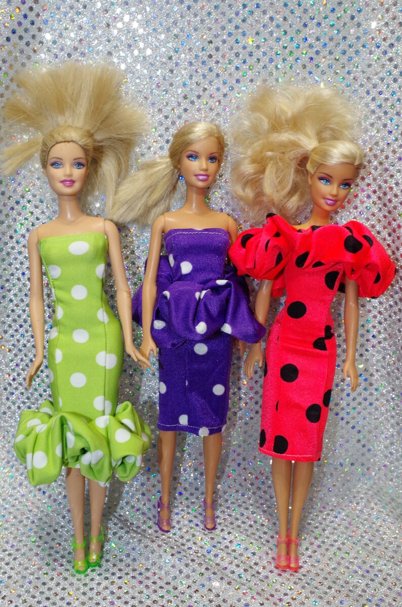 YOU CHOOSE Handmade Barbie Doll Clothing With Accessories Etsy