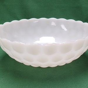 Anchor Hocking Milk Glass Bubble Bowl