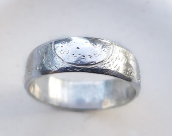 Sterling Silver Moon Ring