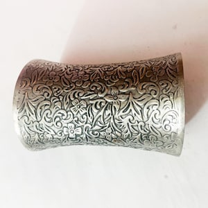 Tribal silver  cuff bracelet