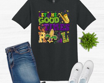 Let The Good Times Roll Mardi Gras Tee