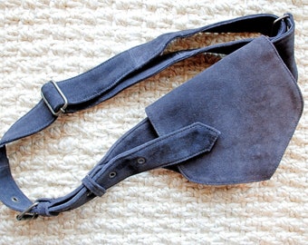 suede fanny pack