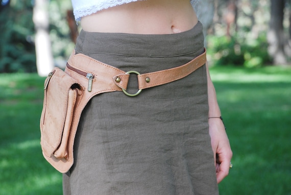 etsy leather fanny pack