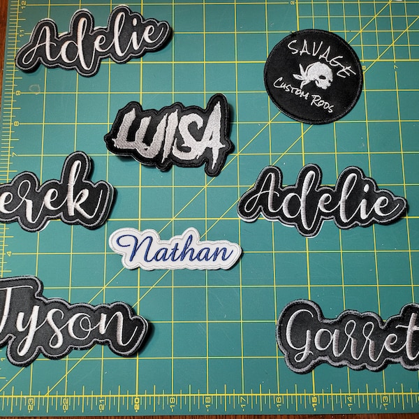 Name Plate Patch Etsy